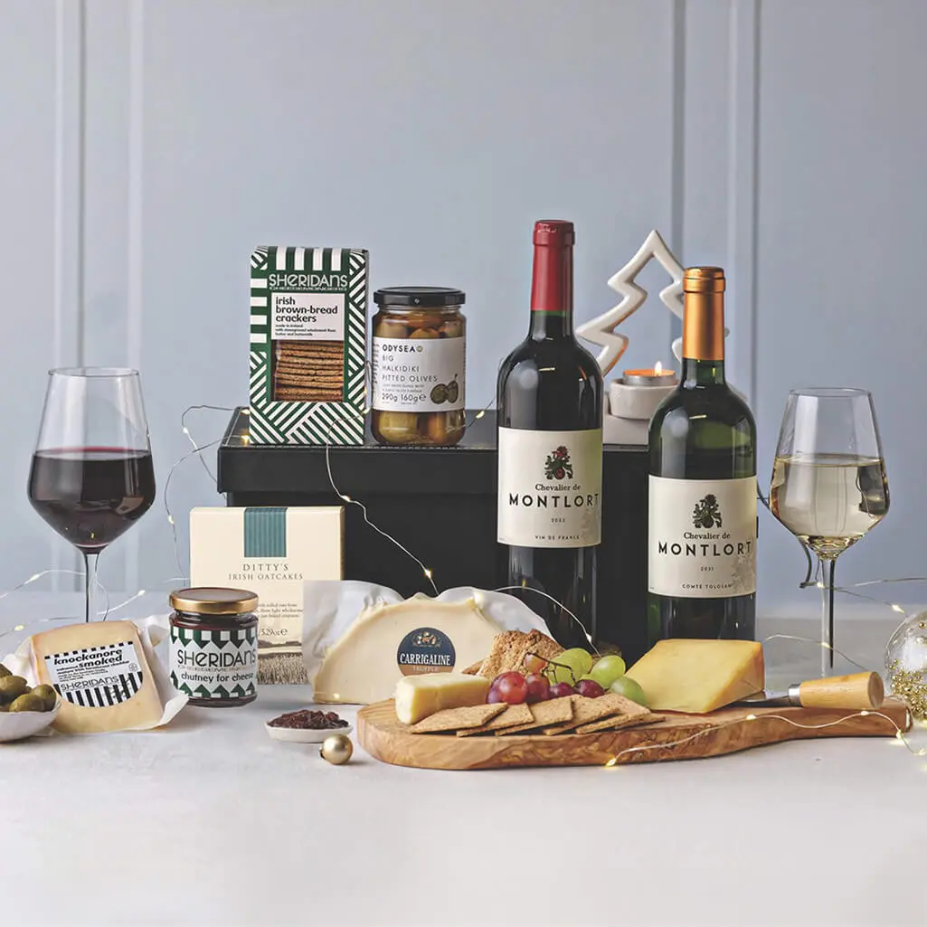 The Deluxe Wine & Cheese Gift Box