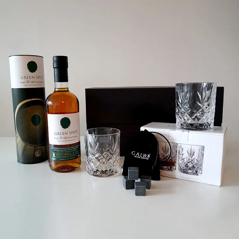 Green Spot Whiskey Stone Set