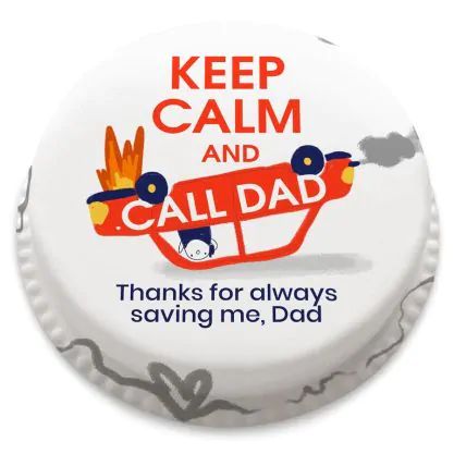 Dad Help Cake (letterbox gift cake (serves 2-4))