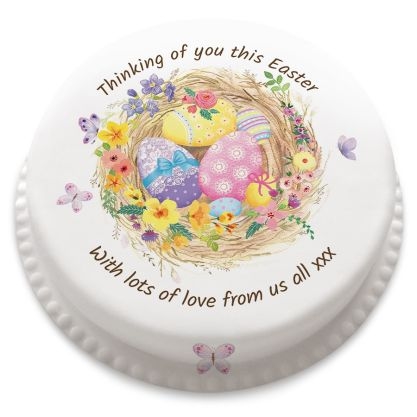 easter egg nest cake (letterbox gift cake(serves 2-4))