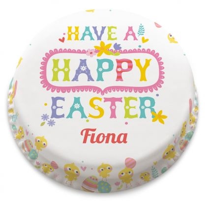 happy easter chicks cake (small (serves 10-12))