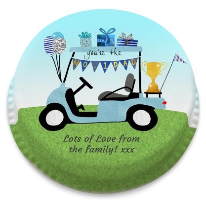 Golf Buggy Cake (letterbox gift cake (serves 2-4))