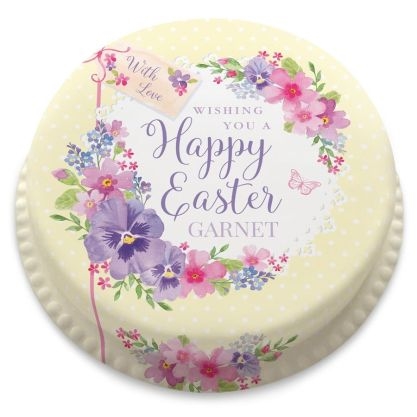 Easter Lace Cake (Letterbox gift cake(serves 2-4))