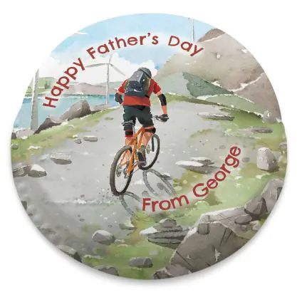 Mountain Biking Cake (letterbox gift cake (serves 2-4))