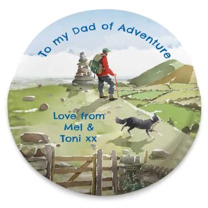 Hiking Dad Cake (letterbox gift cake (serves 2-4))