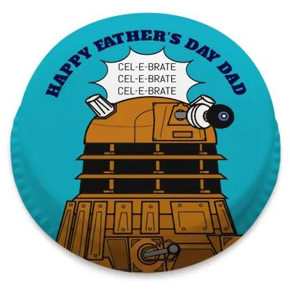 Dr Who Father's Day Cake (letterbox gift cake (serves 2-4))