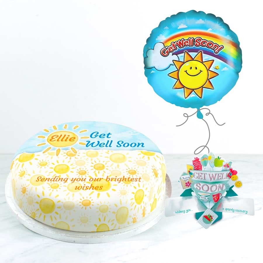 Summer Get Well Gift Set (Medium Cake Set (S) Serves 20)