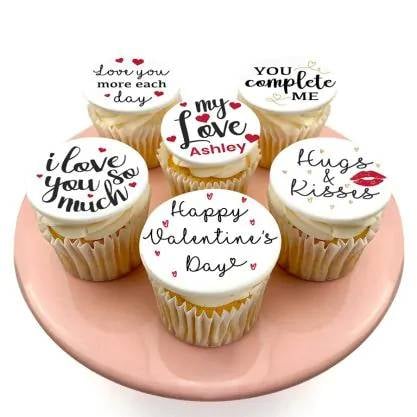 6 So Much Love Cupcakes