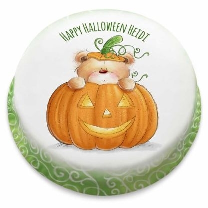 pumpkin ted cake (small party cake (serves 10-12))