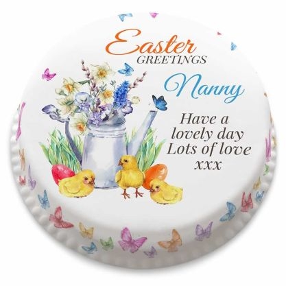 easter greetings cake (letterbox gift cake(serves 2-4))