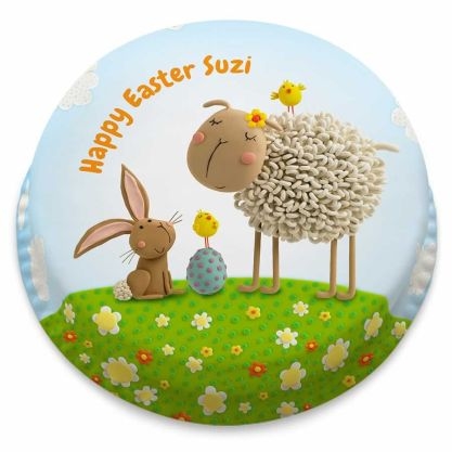 easter animals cake (letterbox gift cake(serves 2-4))