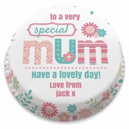 Special Mum Cake (letterbox gift cake (serves 2-4))