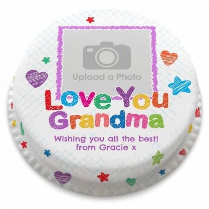 Love You Grandma Cake (letterbox gift cake (serves 2-4))