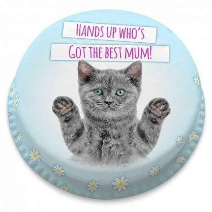 Hands Up! Cake (letterbox gift cake (serves 2-4))