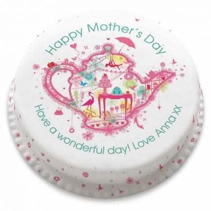 Pretty Teapot Cake (letterbox gift cake (serves 2-4))
