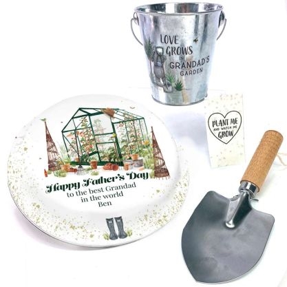 Gardening grandad Gift Set (Letterbox Cake Set (XS) Serves 2)