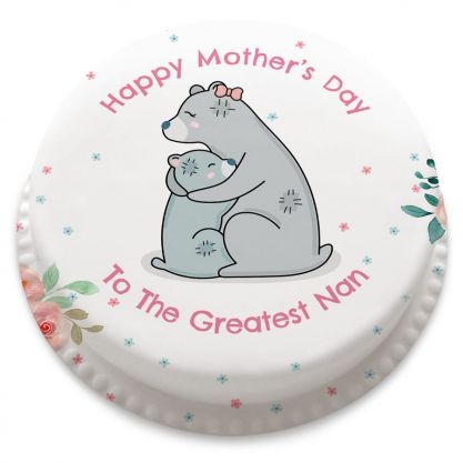 Mother's Day Mamma Bear Cake (letterbox gift cake (serves 2-4))