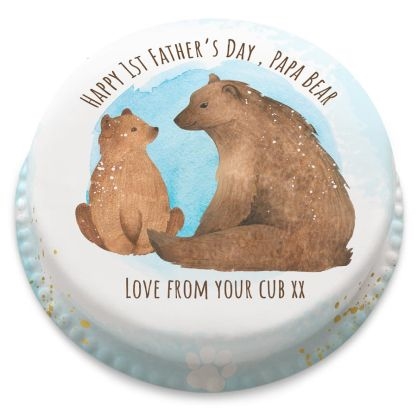 To My Papa Bear Cake (letterbox gift cake (serves 2-4))