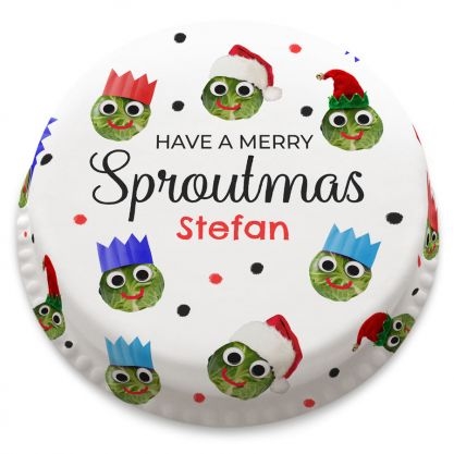 Brussel Sprouts Cake (letterbox gift cake (serves 2-4))