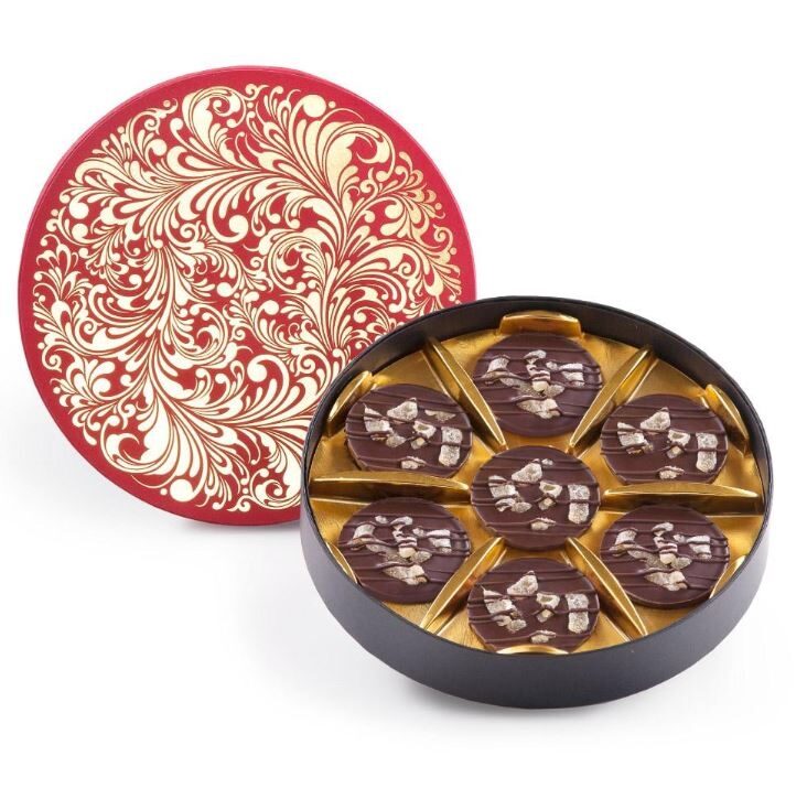 CHINESE GINGER DARK CHOCOLATE FLORENTINES