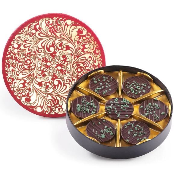 PEPPERMINT DARK CHOCOLATE FLORENTINES