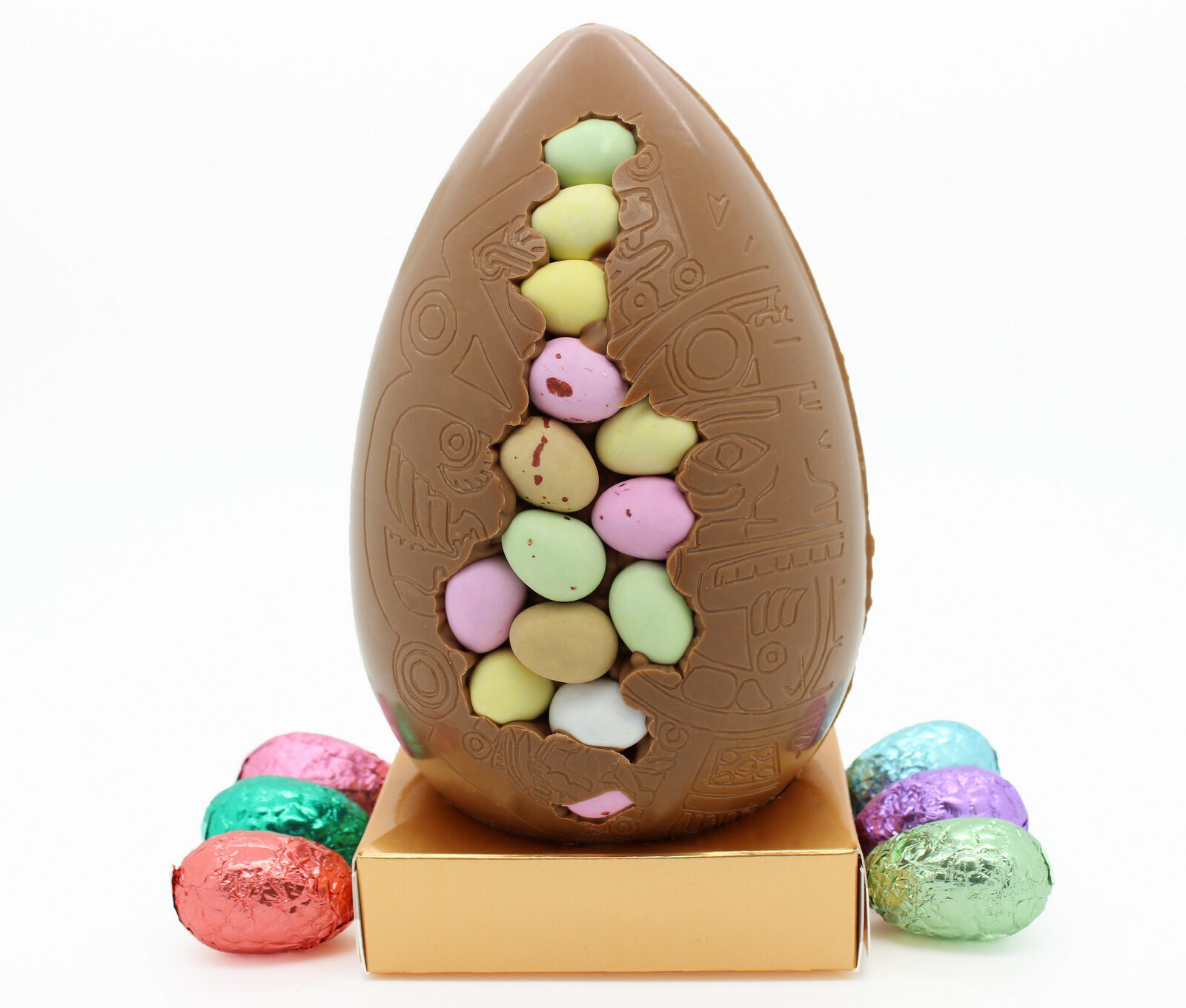 Mini Egg Cluster Milk Chocolate Egg With Belgian Praline Eggs