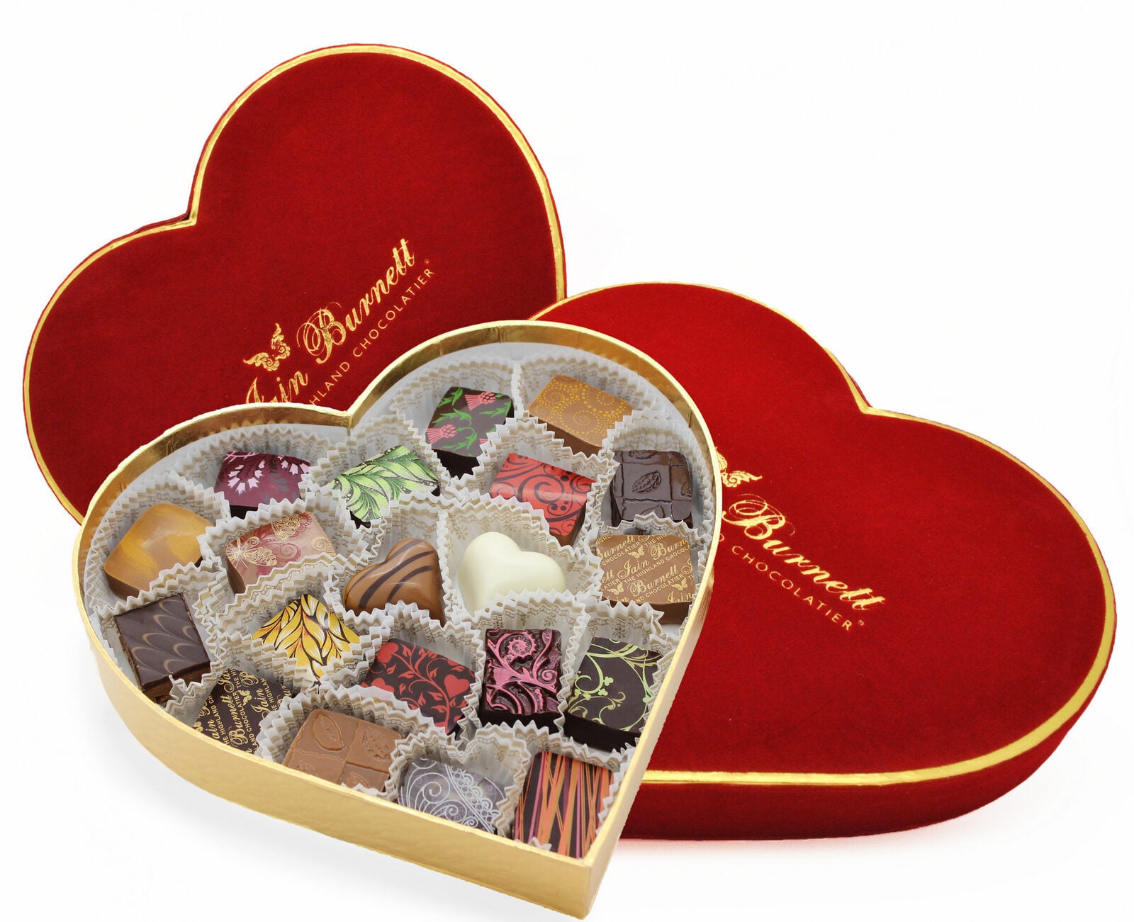 Romantic Selection in Heart Box - 20 chocolates