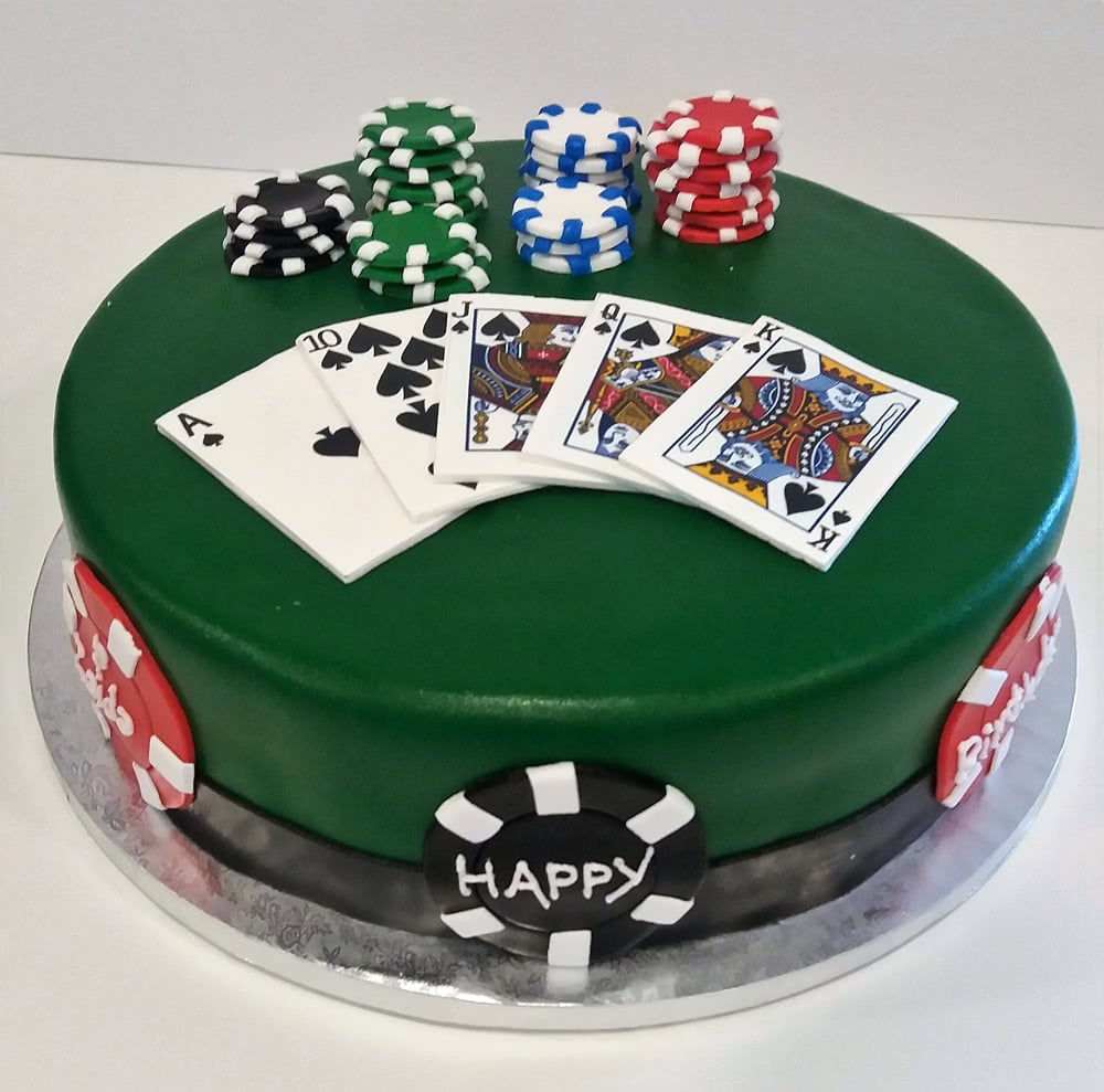 Cards Anyone? Cake (Eight inch)