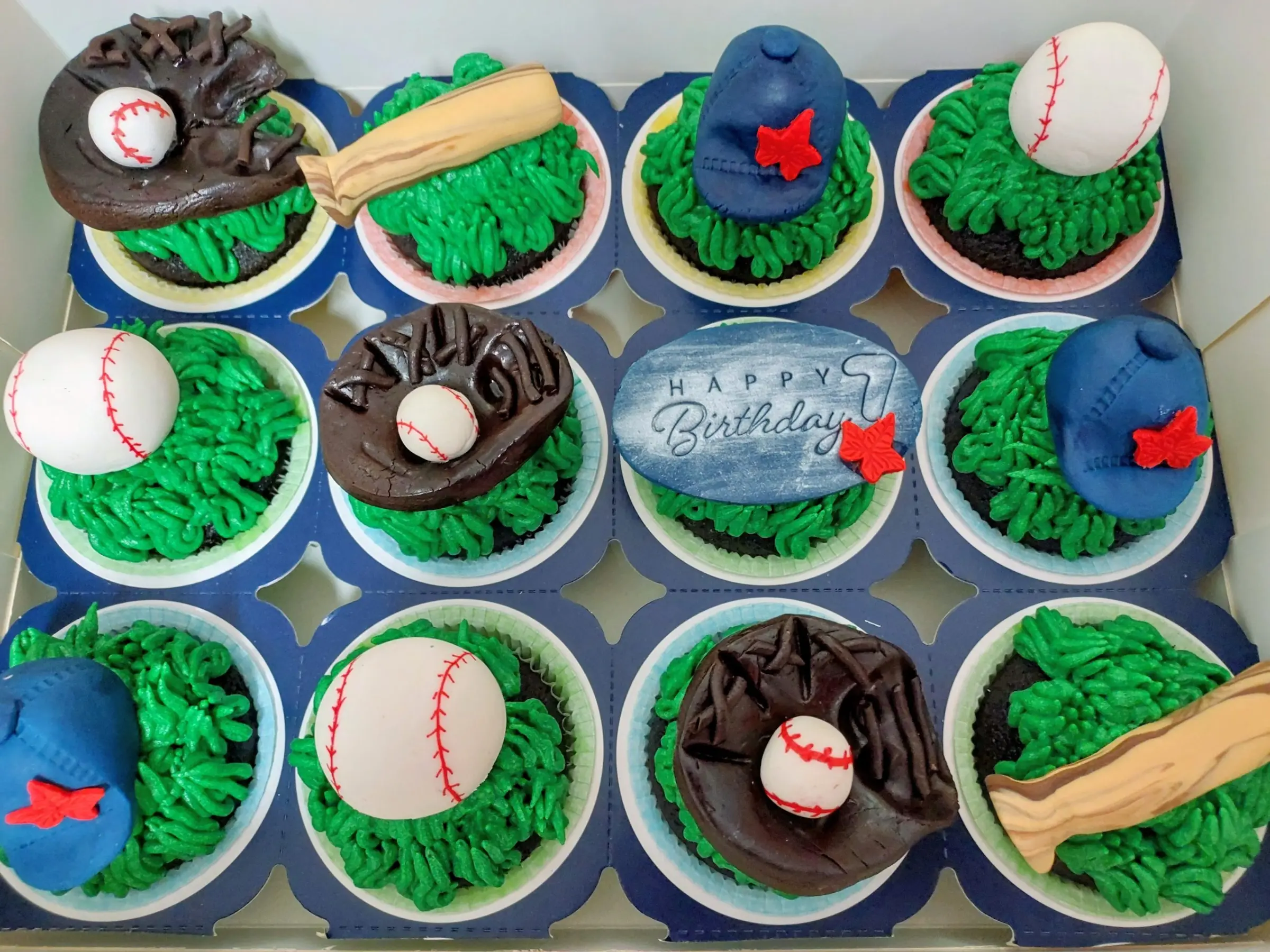 Baseball Cupcakes
