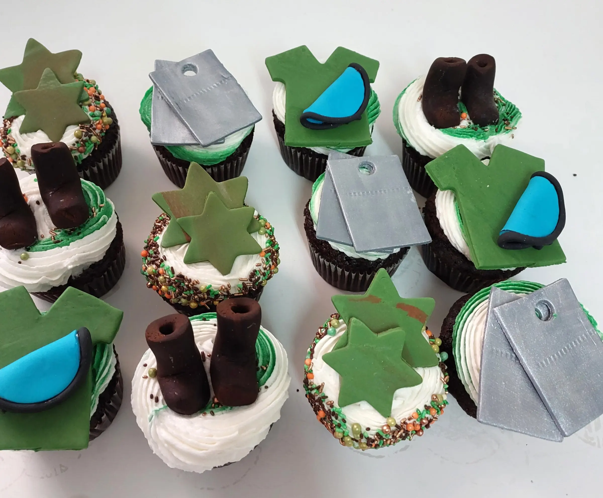 Army Cupcakes