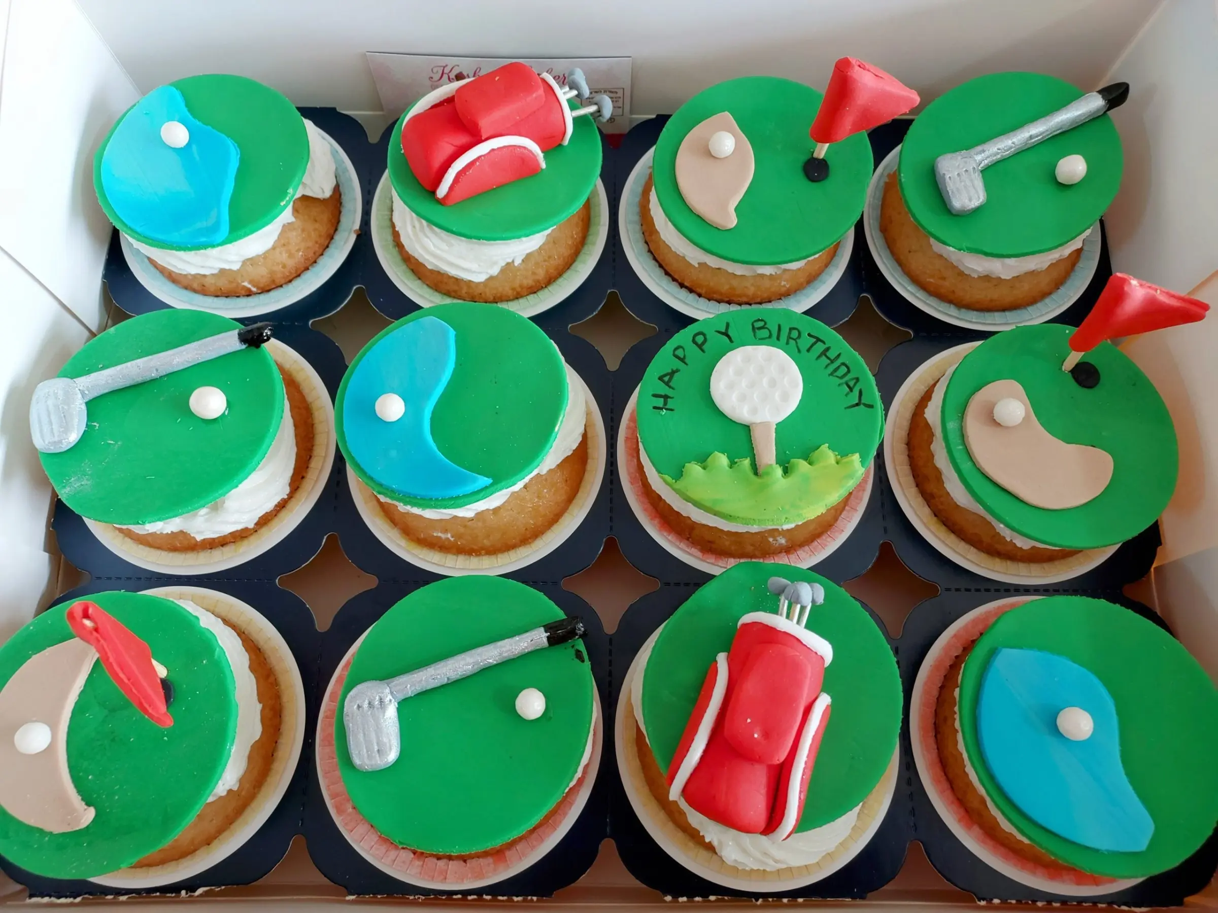 Golf Cupcakes