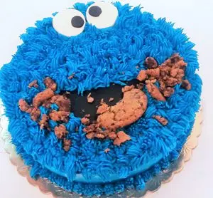 Cookie Monster Cake (Eight inch)
