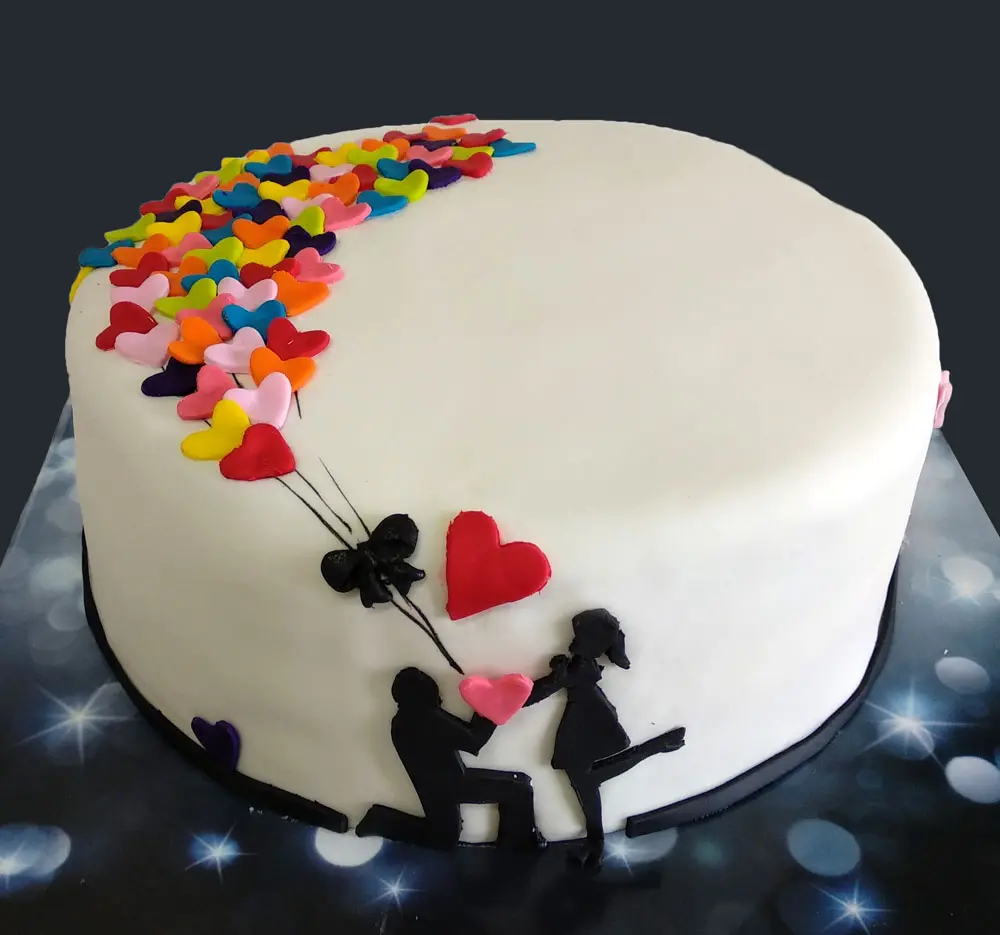 Bouquet of Love Cake