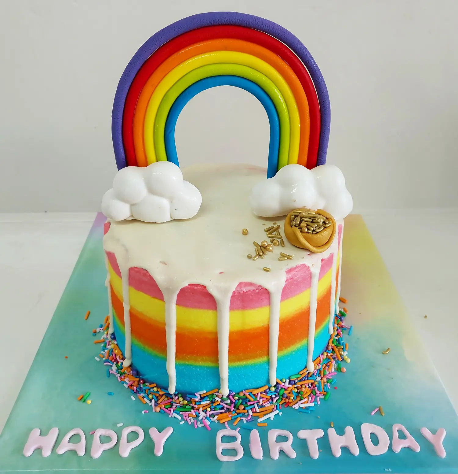 3D Rainbow Cake