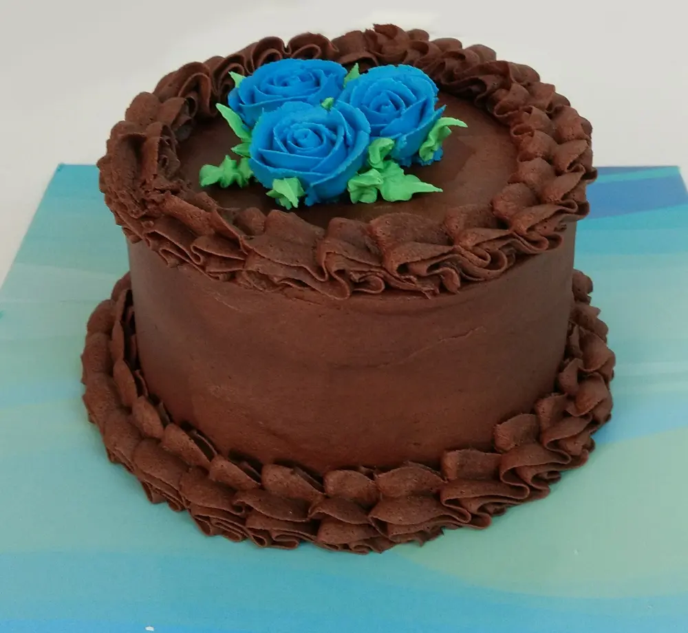 Chocolate Frosted Birthday Cake (Six inch)