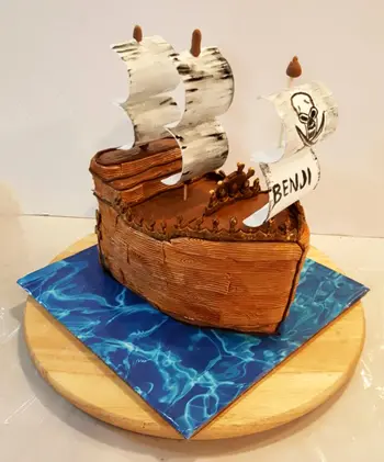 Pirate Ship Cake