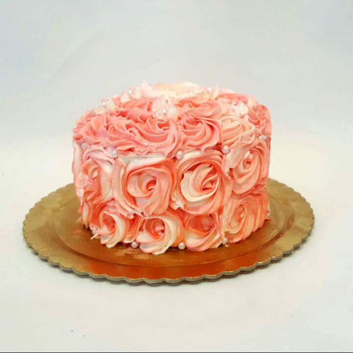 Rosette Cake (Six inch)