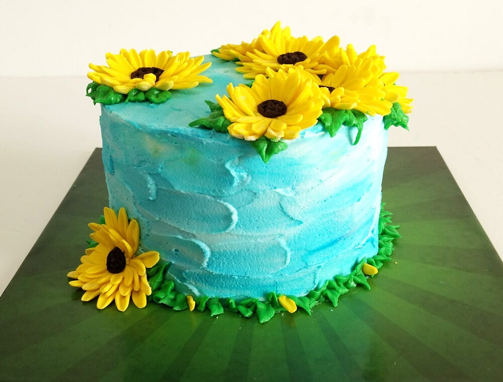 Sunflower Cake (Six inch)