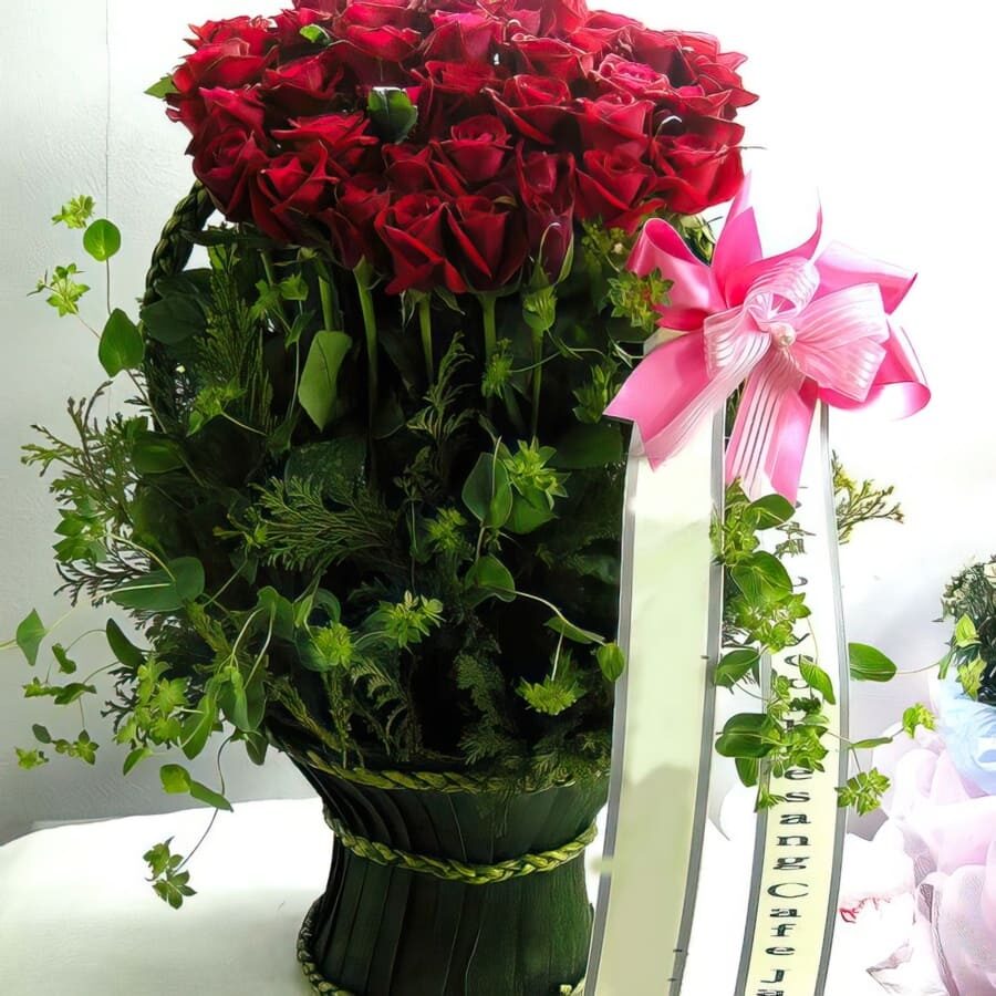 Red Roses basket - 3 (Standard(S))