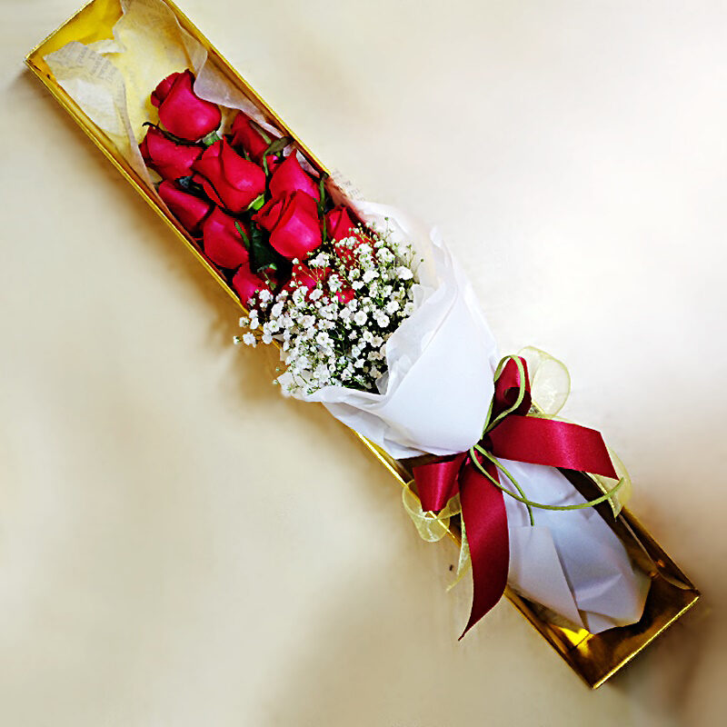 Flower Box(15 Roses)