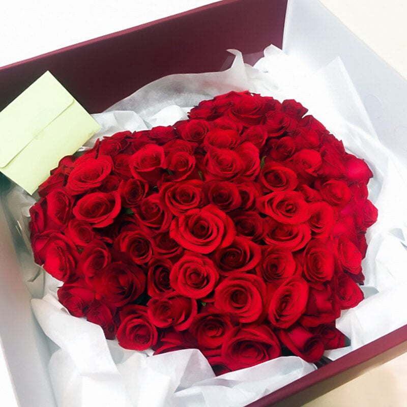 Flower Box(100 Roses)-5