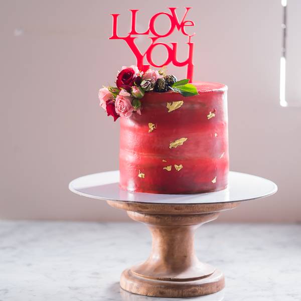 The Red Love Cake