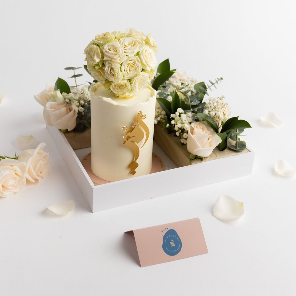 Heart Bunch Cake Flower