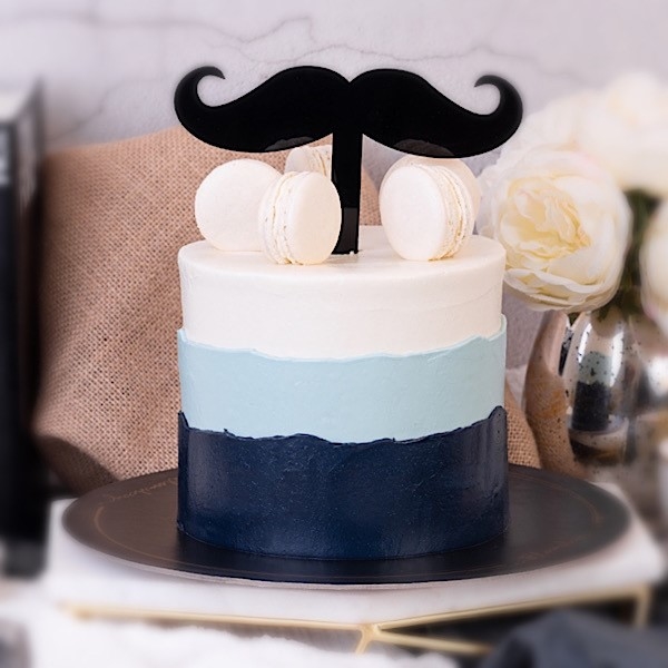 Mustache Cake 1