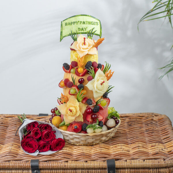 Red Baba Melon Platter