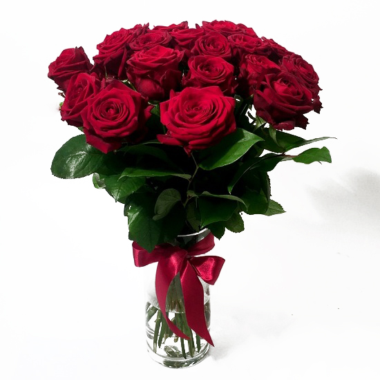 Bouquet of red roses, 50cm (29 Roses)