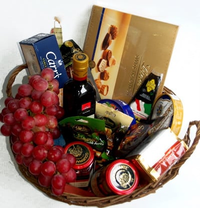 Luxorious gourmet-basket