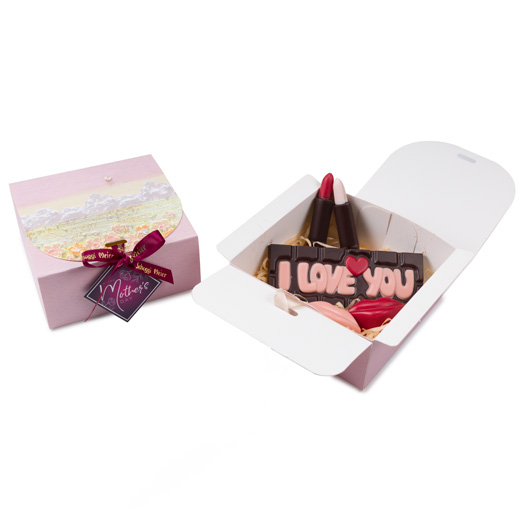 Elegant Chocolate Lipstick Gift Box