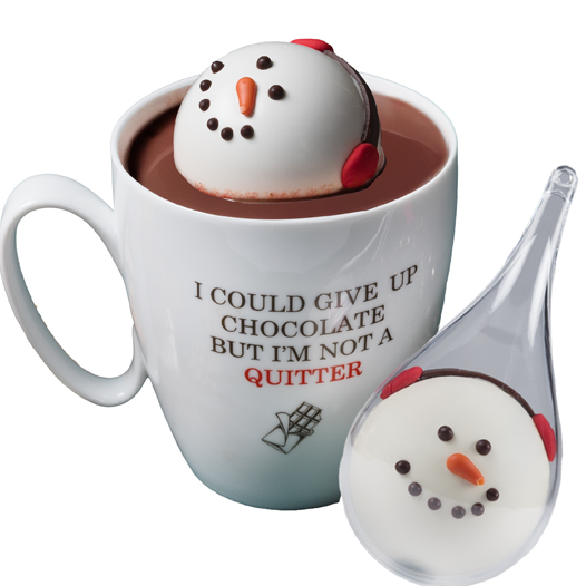 Earmuff Snowman Chocolate Bomb Gift Set