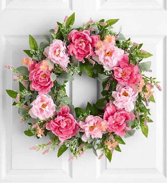 Springs in Bloom Wreath - 24"